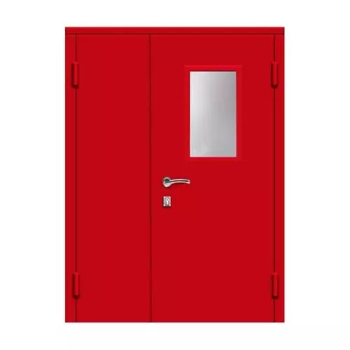 Противопожарные двери полуторные 1350x2050x60 мм DPO601 ТУ 5262-004-18897806-2016